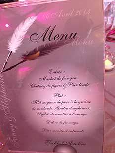 Menu traiteur pour mariage