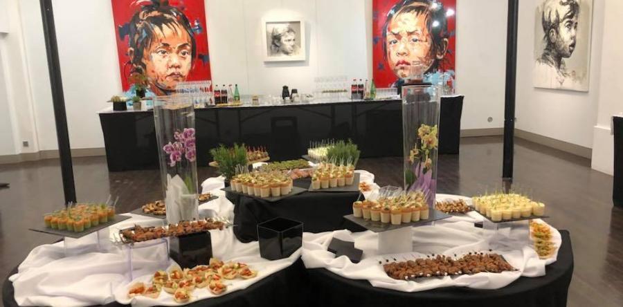 Cocktail déjeunatoire pour cérémonie d’entreprise